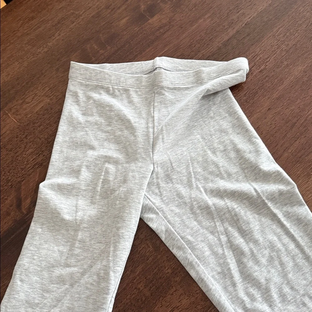 Old Navy lattice hem light gray leggings
